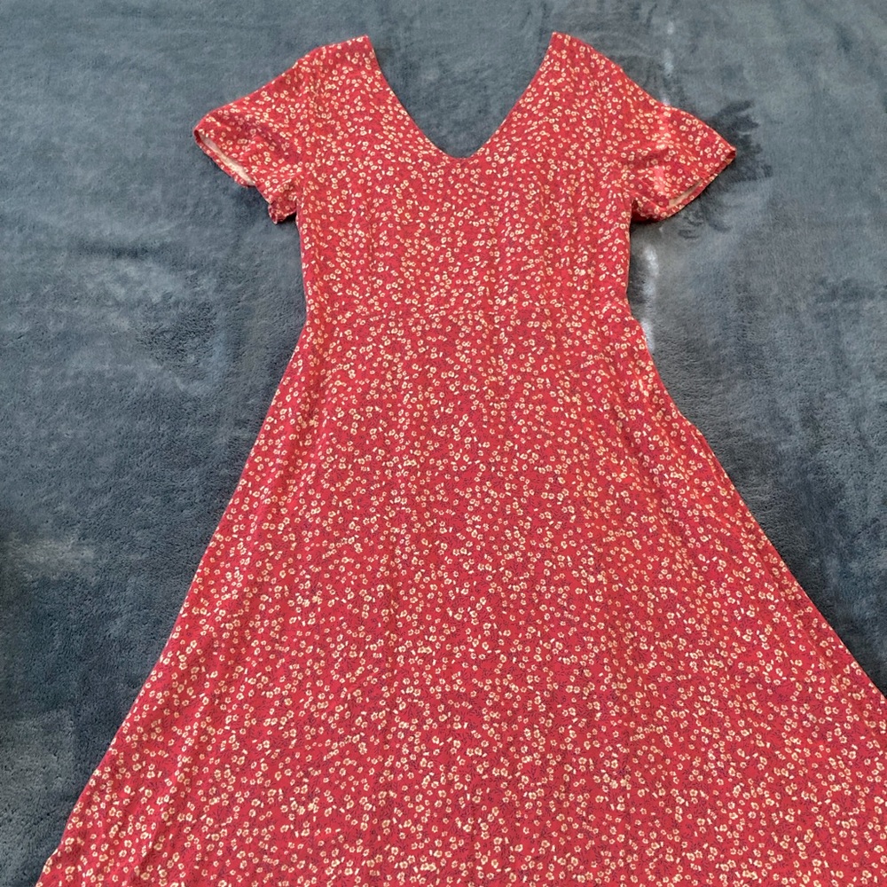 Old Navy Dress L pink floral